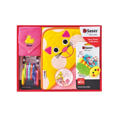 サッシー Sassy サッシー・出産祝いおくるみセット【返品不可商品】 （キャット） 4,815円