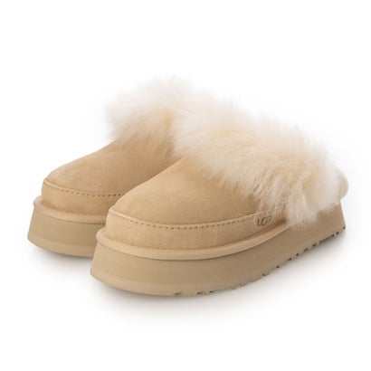 アグ UGG W DISQUETTE CHALET ディスケット シャレー レディース ファーサンダル (SANDCASTLE)|LOCOMALL(ロコンド公式ストア)