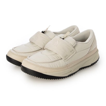 ザ・ノース・フェイス THE NORTH FACE レディース ウィンターシューズ Nuptse Loaferヌプシ 置き目毛革 NF52575 （ビンテージホワイト×腫瘍壊死因子黒いこと）