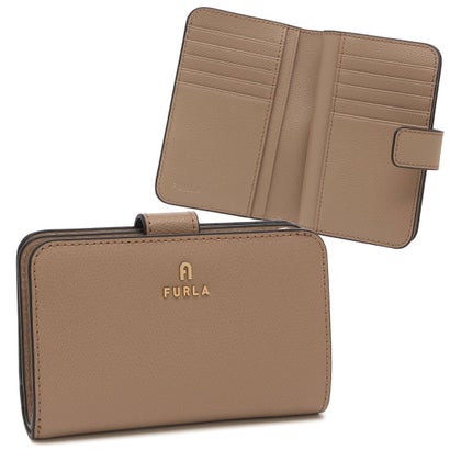 フルラ FURLA 二つ折り紙入れ カメリア ベージュ レディース FURLA WP00314 ARE000 1257S （GREIGE）