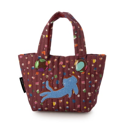 ツモリチサト キャリー tsumori chisato CARRY きらネコてんてん ハンドバッグ 2way ショルダーバッグ （ボルドー）｜LOCOMALL（ロコンド公式ストア）