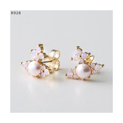 ヴィヴィアン ウエストウッド Vivienne Westwood Vivienne Westwood ピアス FEODORA フェオドラ 6201034Y （R928-GOLD/MILKY-PINK-CZ）