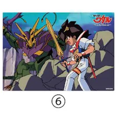 フェアリーテイル FAIRYTAIL 「魔神英雄伝ワタル」終わりなき時の物語 B6アクリルパネル 虎王? （ワタル＆吼鬼?）画像