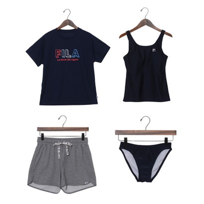 フィラ FILA 水着4点セット【返品不可商品】 （ネイビー）