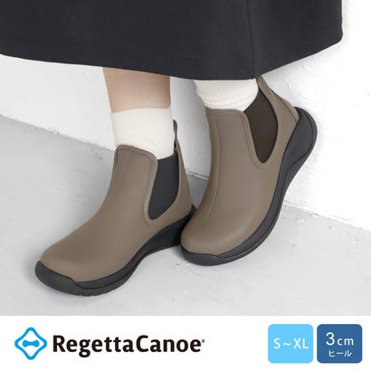 リゲッタカヌー RegettaCanoe サイドゴア防水シューズ （カーキ）