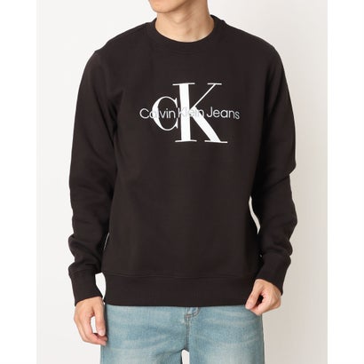 カルバン クライン Calvin Klein Core Monogram LogoSweatshirt (BLACK)|LOCOMALL(ロコンド公式ストア)