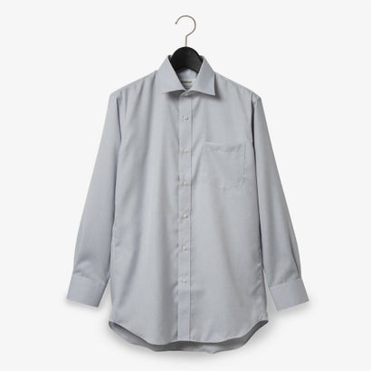 ダーバン D\u0027URBAN 【のど首捩り】ライトグレーオックスドレスシャツ(種類釣りあい) （点火装置薄墨色）