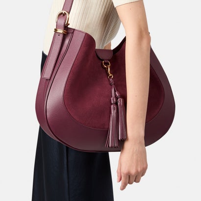 コール ハーン COLE HAAN カタリーナ ラージ ホーボー womens （ブラックガーネット）
