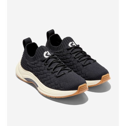 コール ハーン COLE HAAN グランド クロスコート エルダ ニット ランナー womens （ブラック ニット / アイボリー）