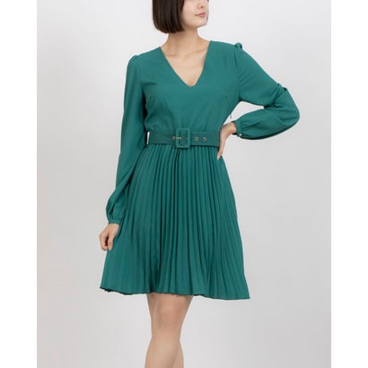 ガウディ GAUDI BTポイントプリーツワンピース （GREEN）