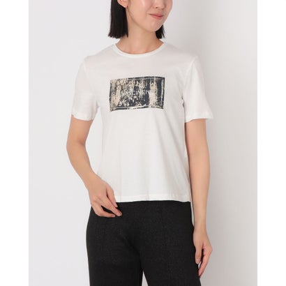リナシメント RINASCIMENTO デニム箔デザインTシャツ （Panna Bianco）