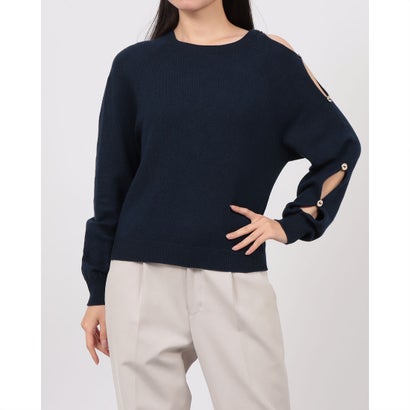 リナシメント RINASCIMENTO アシメオープンショルダー金ボタンNT （Blu Navy） 10,206円