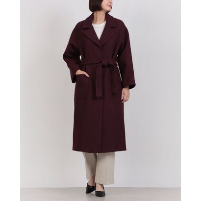 リナシメント RINASCIMENTO ロング化粧着厚地の外套 （Bordeaux Rosso）