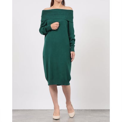 リナシメント RINASCIMENTO オフロールニットワンピース （Verde）