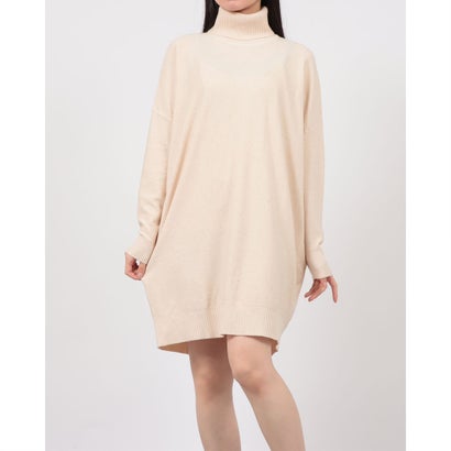 リナシメント RINASCIMENTO スパングルタートルニットワンピース （Beige）