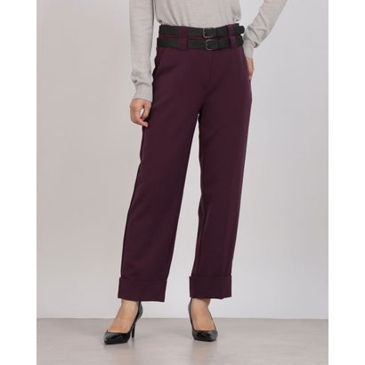 リナシメント RINASCIMENTO ダブルベルトロールアップパンツ （Bordeaux Rosso） 15,214円