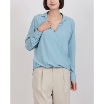 リナシメント RINASCIMENTO カシュクールシャツ （Azzurro） その他-レディースファッション