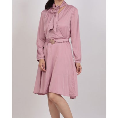 リナシメント RINASCIMENTO ボウタイカシュクールワンピース （Rosa Malva）