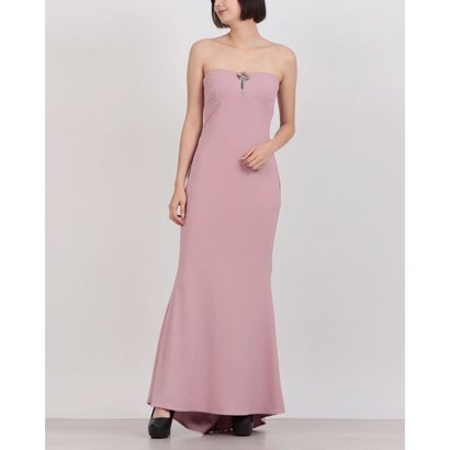 リナシメント RINASCIMENTO ベアビジューマキシワンピース （Rosa Malva）