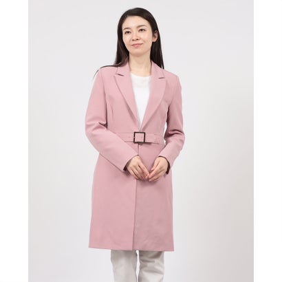 リナシメント RINASCIMENTO ベルテッドテーラードコート （Rosa Malva）