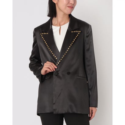 デニーローズ DENNY ROSE スタッズポイントサテンジャケット （BLACK） 10,441円