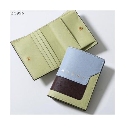 マルニ MARNI MARNI 二つ折り財布 PFMOQ14U28 LV520 小銭入れあり （ZO996/ライトブルー他）