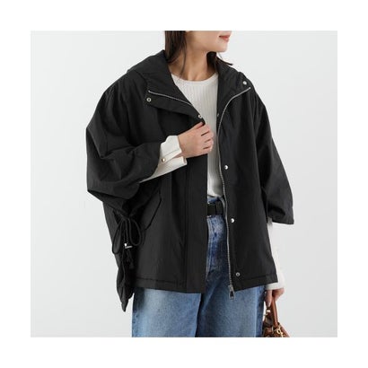 トラッゾドンナ TORRAZZO DONNA TORRAZZO DONNA ポンチョ Poncho outer 6260-414 中綿コート （19/BLACK-ブラック）