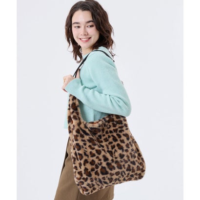 レスポートサック LeSportsac FUR SHOULDER TOTE （レオパードフラッフィーファー）