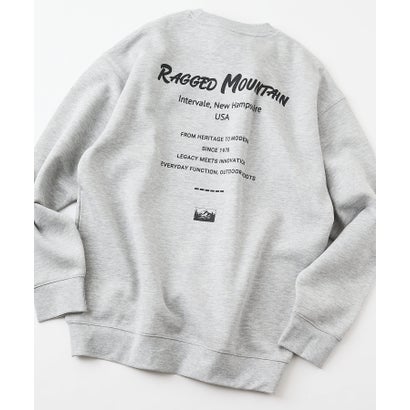 ジーンズメイト JEANS MATE ALTON バックプリント トレーナー RAGGED MOUNTAIN ラギッドマウンテン （グレー）