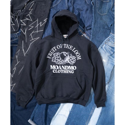 フルーツオブザルーム FRUIT OF THE LOOM FTL MAMC x FTL HOODIE / MOANDMO / MO&MO / コラボ / 限定 / フーディー / パーカー （ブラック）