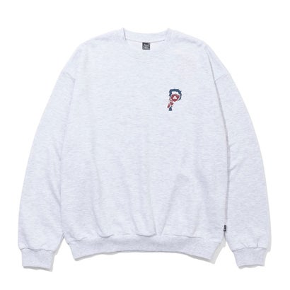 ポーラー POLeR ビッグロゴタイプ 労働者の一団（BIG LOGO CREW） （ASH GRAY）
