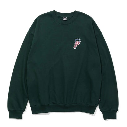 ポーラー POLeR ビッグロゴタイプ 労働者の一団（BIG LOGO CREW） （GREEN）