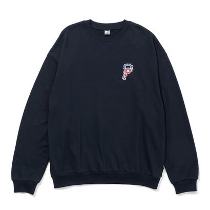 ポーラー POLeR ビッグロゴタイプ 労働者の一団（BIG LOGO CREW） （NAVY）
