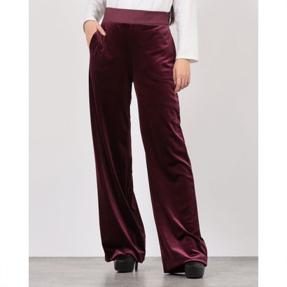 リナシメント RINASCIMENTO ベロアワイドパンツ （Bordeaux Rosso）