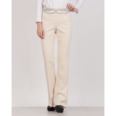 リナシメント RINASCIMENTO ビジューストーンウエストパンツ （Beige Chiaro）