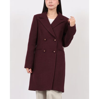 リナシメント RINASCIMENTO ダブルロングCOAT （Bordeaux Rosso）