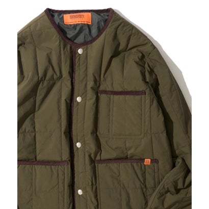 ユニバーサルオーバーオール UNIVERSAL OVERALL 別注 QUILT COVERALL / キルティング中綿ジャケット （カーキ）