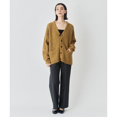 UNFILO L 【吸湿発熱/ストレッチ】beauty warm pants ワイド （チャコール）
