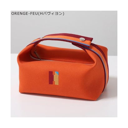 エルメス Hermes HERMES ポーチバッグ BRIDE A BRAC PM ブリッドアブラック （ORENGE-FEU-MULTI/オレンジ）