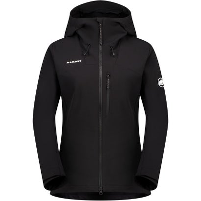 マムート MAMMUT マムート MAMMUT アウトドア TREKKERS SO HOODED JACKET AF WOMEN  101102530 （0001 BLACK）