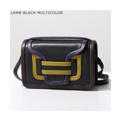 ピエール アルディ PIERRE HARDY PIERRE HARDY ハンドバック ALPHA アルファ QV08 なめし革 （BLACK-MULTICOLOR）