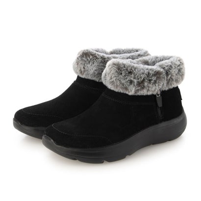 スケッチャーズ SKECHERS レディース ブーツ ボア ON-THE-GO ENCORE-SNOW-CAPPED 144848 （黒いこと）