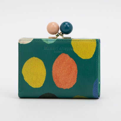ツモリチサト キャリー tsumori chisato CARRY カラフルズームドット 2つ折り財布 がま口 (グリーン)|LOCOMALL(ロコンド公式ストア)