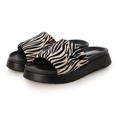 bussola  ブソラ SALINA 撥水  本革パデッドスライドサンダル （Zebra）