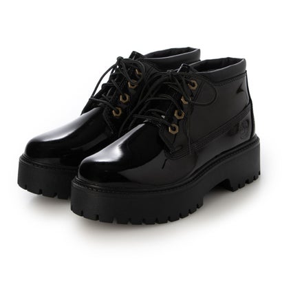 ティンバーランド Timberland ブーツ レディース 石ころ 表どおり ミッド スピード競技引きあげる お水校正刷り 結核症0A2HA9EL6 STONE STREET PLATFORM CHUKKA （黒いこと） その他-ブーツ-靴