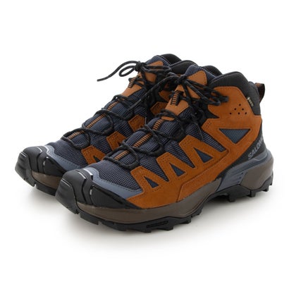 サロモン SALOMON エックスウルトラ 360 レザー ミッド ゴアテックス ハイキングシューズ （ブルーN×キャラメルカフェ） 14,211円