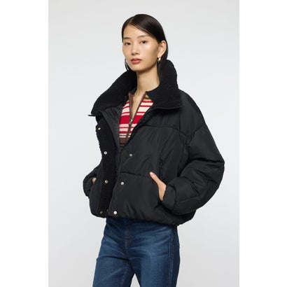 STAND COLLAR PUFFER ジャケット BLK