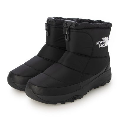 ザ・ノース・フェイス THE NORTH FACE ウィンターシューズ ヌプシ ブーティ ウォータープルーフ ロゴ ショート アークティック グリップ NF52485 （TNFブラック×TNFホワイト）