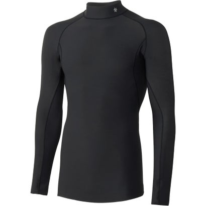 シースリーフィット C3fit シースリーフィット C3fit KODENSHI WARM HIGH NECK LONG SLEEVES はだ着 アンダー 御召しもの 長袖 メンズ 成人男性 成年者 （BK BLACK）