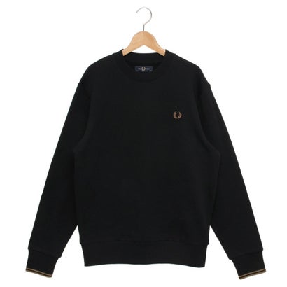フレッドペリー FRED PERRY スウェット トレーナー ブラック ブラウン メンズ レディース ユニセックス FRED PERRY M7535 S77 （BLACK SHADEDSTON）